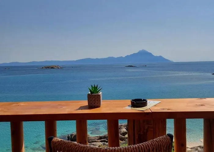 Ulyana - Athos Sea View & דירה *